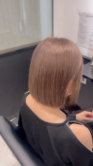 ミディアム カラー YUDU🍊 germe/ジェルムのヘアスタイル