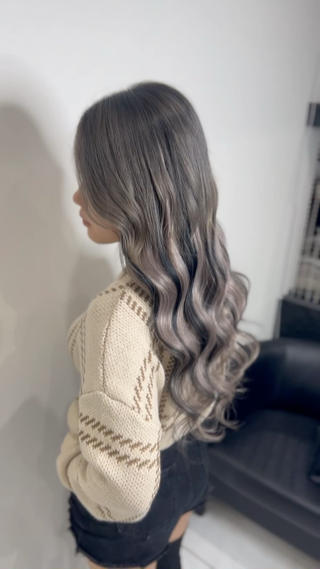 ロング カラー YUDU🍊 germe/ジェルムのヘアスタイル