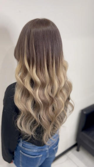 ロング カラー YUDU🍊 germe/ジェルムのヘアスタイル