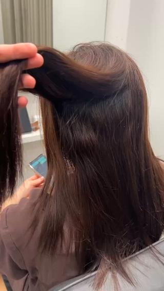 今まで会ったことないほど艶髪に!!!!
なんと巻けます!!