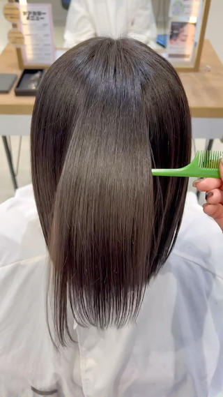 セミロング ボブ／ストレート🎀 harukaのヘアスタイル