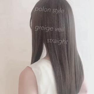 ロング カラー パーマ 🥇髪質改善🥇 polon代表鵜澤のヘアスタイル