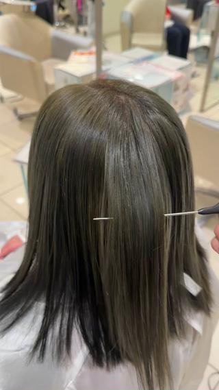 ロング 海希/韓国風ヘア /ブリーチカラー💜のヘアスタイル