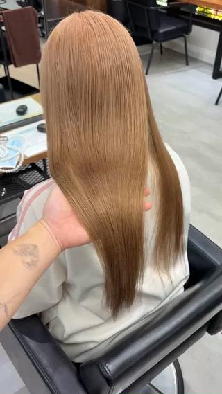 ロング カラー KEISUKE/カラ ー🐶シールエクステのヘアスタイル