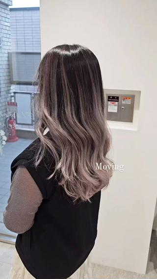 ロング カラー ヘアアレンジ E Komo hair所属・Wow❕E Komo hair 永井一輝のヘアスタイル