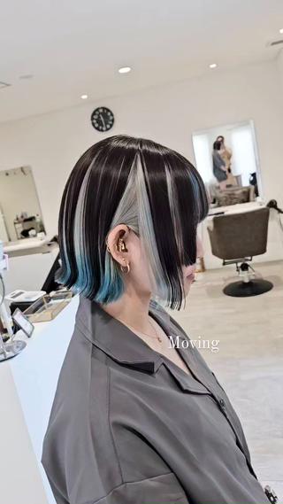 ショート カラー ヘアアレンジ E Komo hair所属・Wow❕E Komo hair 永井一輝のヘアスタイル