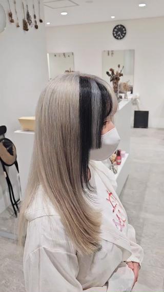 セミロング カラー ヘアアレンジ E Komo hair所属・Wow❕E Komo hair 永井一輝のヘアスタイル