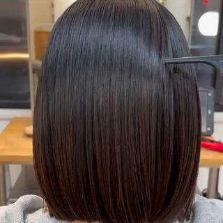 ボブで毛先がハネてしまう
毎日のアイロン作業がめんどくさい

こんな方にオススメです‎𖤐 ̖́-‬
酸性ストレートで
理想のタッセルボブが手に入ります 
