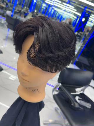 おでこが広い人におすすめ狭目カルマパーマ