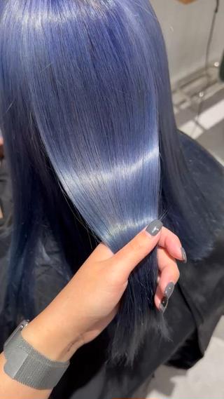 ロング カラー 髪質改善 イオリのヘアスタイル