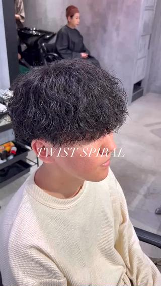 ショート メンズパーマ/縮毛 超特化/tomokiのヘアスタイル