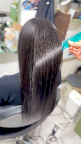 無加工でこのツヤ
髪質改善カシミヤトリートメント×ツヤカラー 