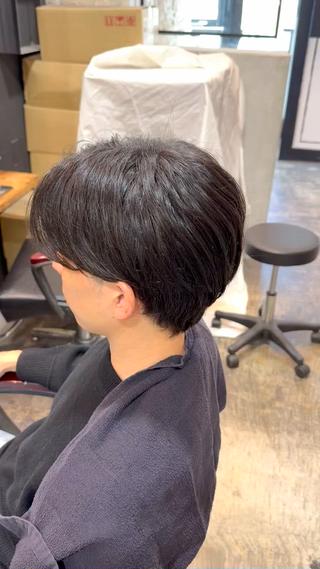 メンズ 縮毛矯正モデル募集／ 米田　奈月のヘアスタイル