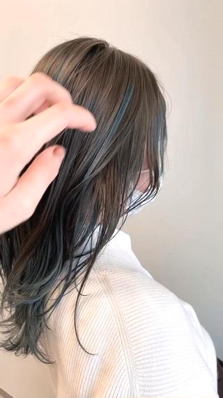 ロング カラー 心斎橋/ブリーチなし 髪質改善/レイヤーのヘアスタイル