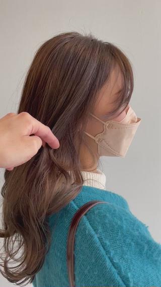 ロング カラー 心斎橋/ブリーチなし 髪質改善/レイヤーのヘアスタイル