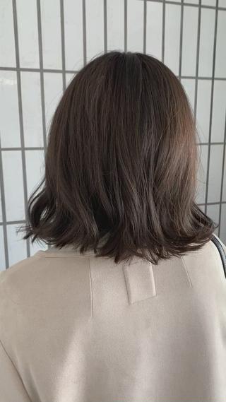 ミディアム カラー ハットリ /北習志野のヘアスタイル