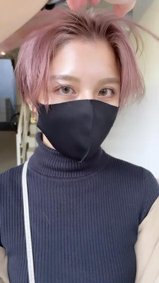 ショート カラー アイブロウ PALAN K-Beauty SHINJUKU所属・“ミニモ最高評価獲得 “代表"Kohei"のヘアスタイル