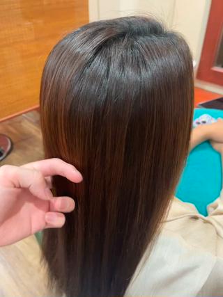 艶髪/シルク/縮毛 テライケイショウのヘアスタイル