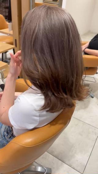 カラー ラブーケ中川中島店 クラタチカコのヘアスタイル