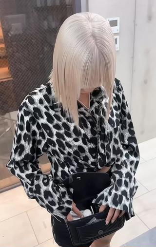 ショート カラー Kvell&Co.所属・ミルクティー💞 ハイトーン/emaのヘアスタイル