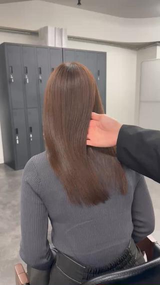 セミロング カラー ヘアアレンジ ✨レイヤーカット/透 名感カラー特化✨のヘアスタイル