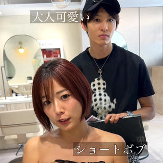 ショート 青山/駅近/徒歩1分 表参道/小顔カットのヘアスタイル