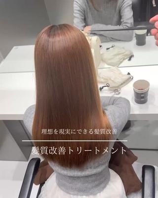 ロング 美髪職人あお🦕 髪質改善｜原宿のヘアスタイル