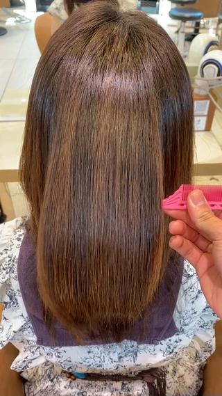 ロング ユウキ/美髪縮毛矯正 /韓国風カットのヘアスタイル