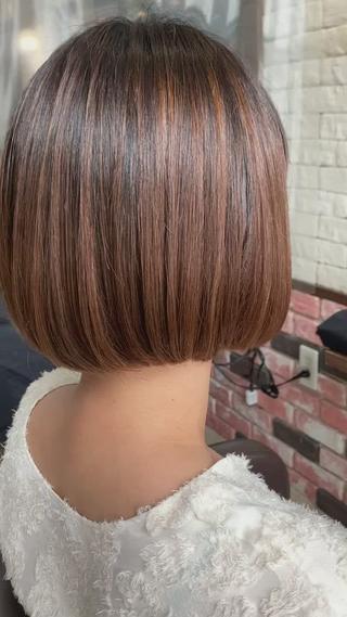 ショート カラー LIME HAIR DESIGN所属・髪質改善 LIME 長野駅のヘアスタイル