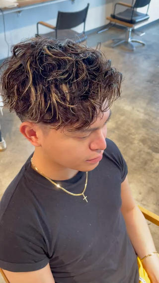 ミディアム メンズケアブリーチ 特化🔥村田のヘアスタイル