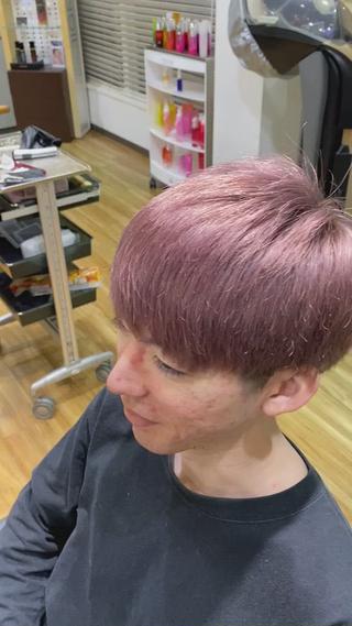 ショート カラー メンズ DOI   HAIR MAKE MODE所属・土井 祐之介のヘアスタイル