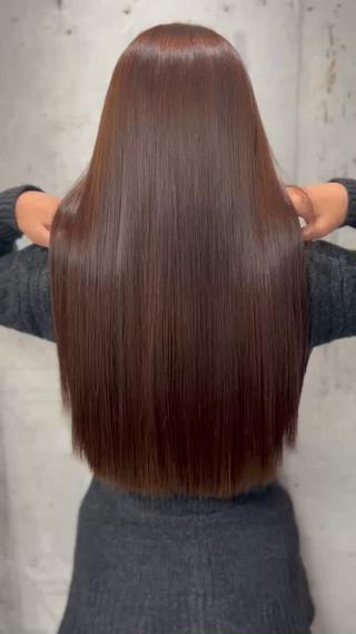 セミロング 🕊髪質改善縮毛矯正 /艶髪/関内🕊あべのヘアスタイル