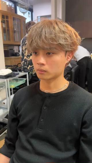 メンズ Pia hair design所属・【Pia】 セナ/ハイトーンのヘアスタイル