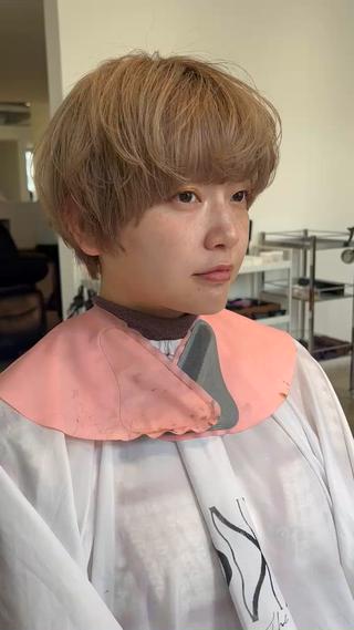 ショート STAN WOOD所属・似合わせcut 🔥yutakaのヘアスタイル