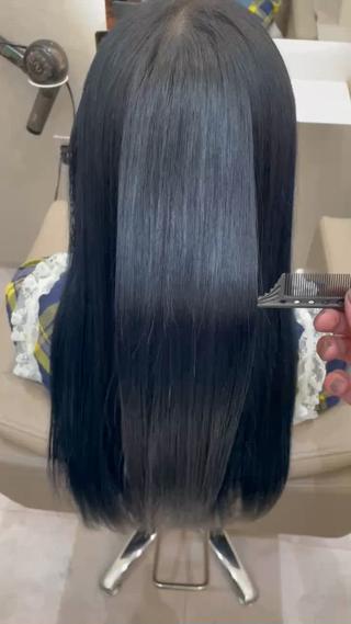 ロング レイヤーカット🌙 縮毛矯正🪞ヒロキのヘアスタイル