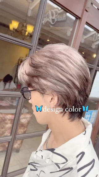 メンズ 🧡ミルクティー/ レイヤー🧡ショウナのヘアスタイル