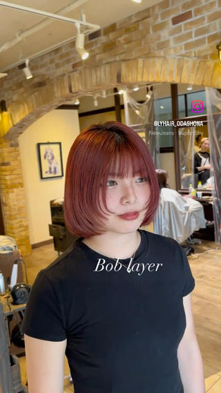 ショート 🧡ミルクティー/ レイヤー🧡ショウナのヘアスタイル