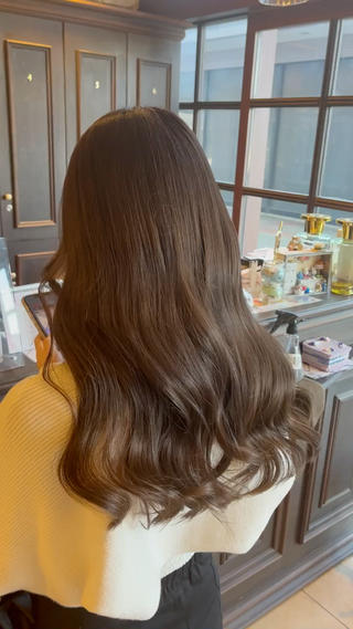 ロング 🧡ミルクティー/ レイヤー🧡ショウナのヘアスタイル