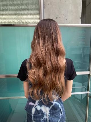 ロング 花見 亜沙美のヘアスタイル