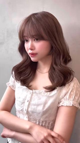 ミディアム Unami 表参道Mayukiのヘアスタイル
