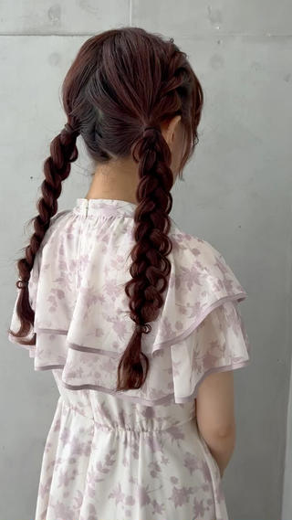 ロング ヘアアレンジ null 《 栞 》のヘアスタイル