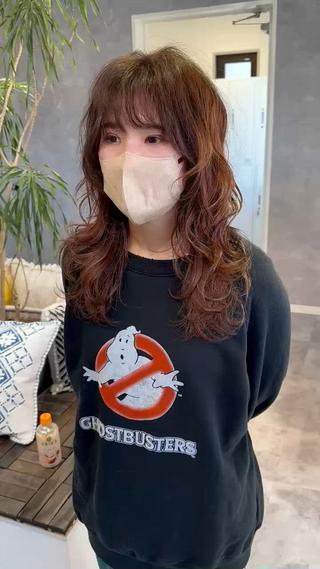 セミロング 海外レイヤーカット 🇺🇸山村拓士のヘアスタイル