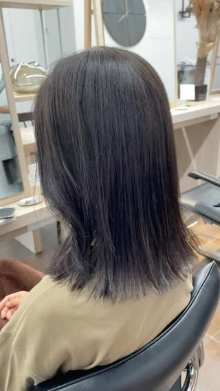 ミディアム レイヤーパーマ/ ショートパーマ/横浜のヘアスタイル