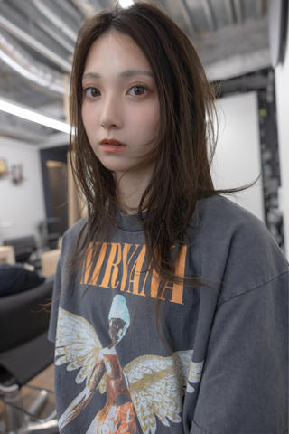 ロング レイヤーパーマ/ ショートパーマ/横浜のヘアスタイル