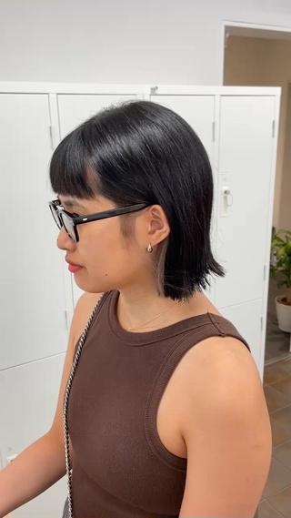 ショート レイヤーパーマ/ ショートパーマ/横浜のヘアスタイル