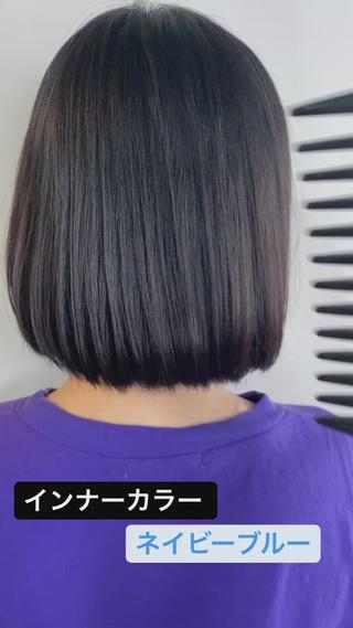 ミディアム カラー 店長 奈須 雄紀のヘアスタイル