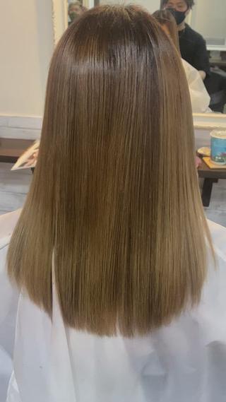 ロング 店長 奈須 雄紀のヘアスタイル