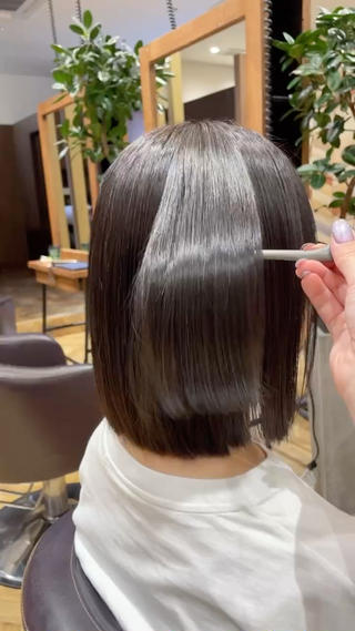 ミディアム キルンサンピアン所属・ナチュラルカラー 児玉優香のヘアスタイル