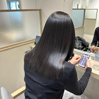 セミロング 【SIUN】健太郎 髪質改善/透明感のヘアスタイル