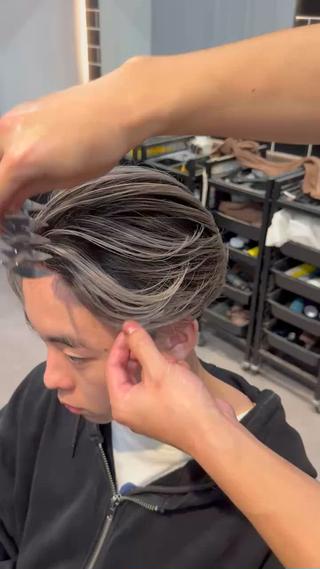 ショート カラー メンズ 【men's Lapis横浜】海人のヘアスタイル